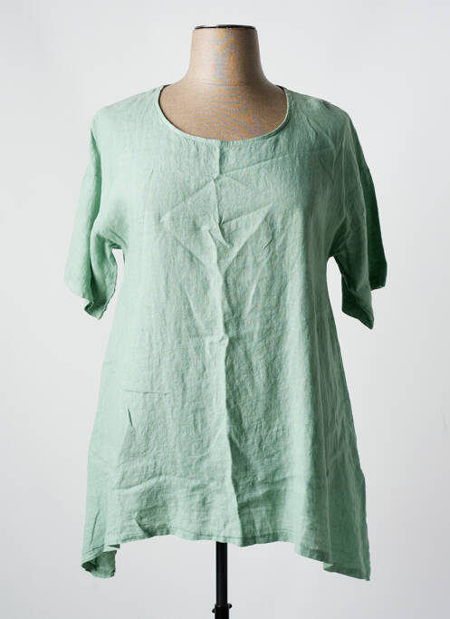 Blouse vert SOPHIA CURVY pour femme