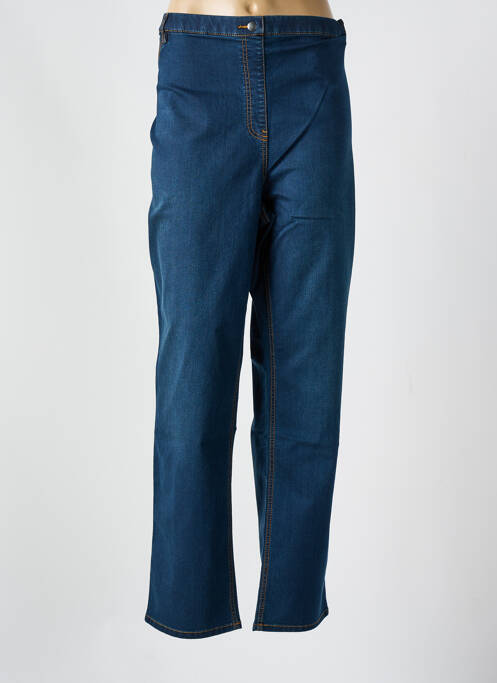 Jeans coupe slim bleu ADELINA BY SCHEITER pour femme