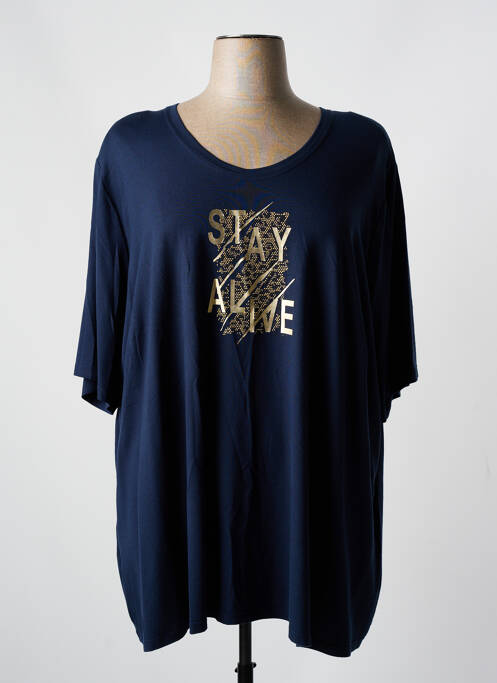 T-shirt bleu MONA LISA pour femme