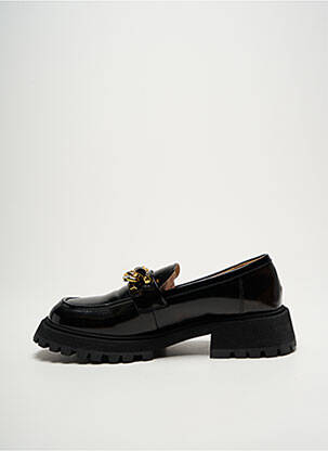 Mocassins matière lisse talon de 4 à 6cm noir MI/MAI femme