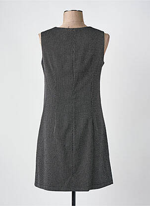Robe courte sans manche sans manche noir HIPPOCAMPE femme