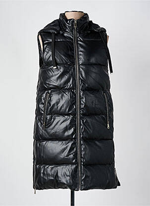 Doudoune poches a capuche noir CISSY & CO femme