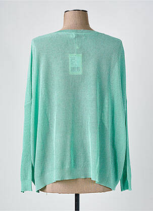 Pull col v manches longues vert SEE U SOON femme