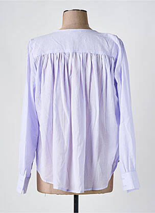 Chemisier manches longues manches longues violet SEE U SOON femme