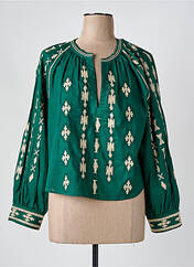 Blouse vert SEE U SOON pour femme seconde vue