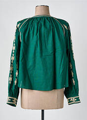 Blouse vert SEE U SOON pour femme seconde vue