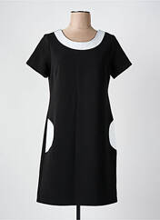 Robe courte noir HIPPOCAMPE pour femme seconde vue