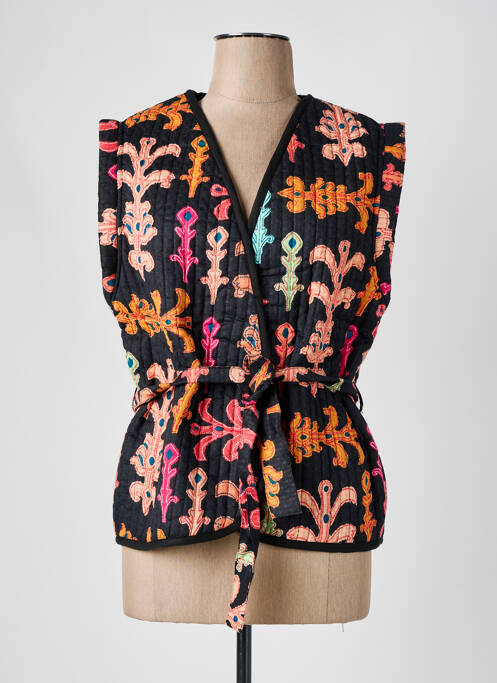 Gilet sans manche noir AN' GE pour femme