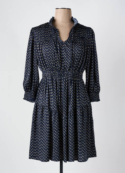 Robe courte bleu SEE U SOON pour femme