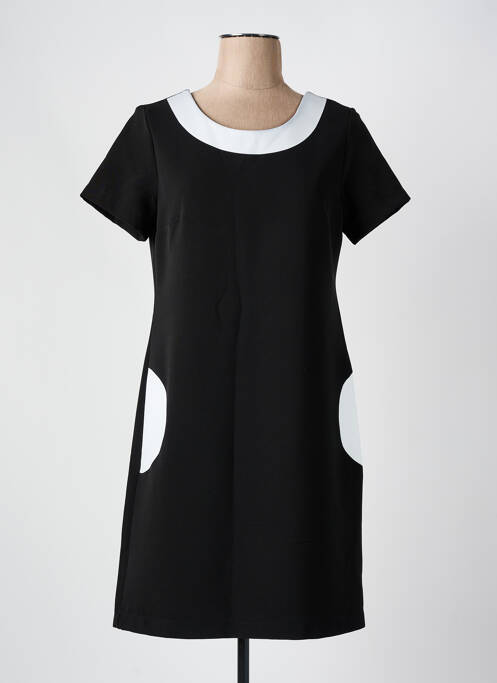 Robe courte noir HIPPOCAMPE pour femme