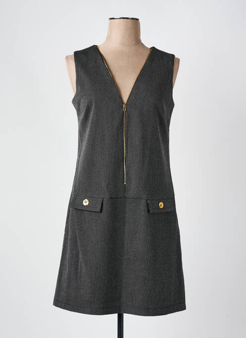 Robe courte noir HIPPOCAMPE pour femme