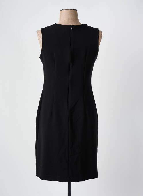 Robe mi-longue noir HIPPOCAMPE pour femme