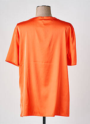 Top coupe fluide manches courtes orange IMPERIAL femme