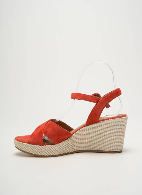 Sandales/Nu pieds orange ADIGE pour femme