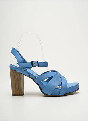 Sandales/nu pieds talon bottier talon de 7 à 9cm bleu FELMINI femme