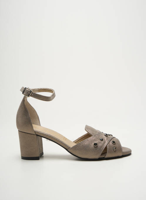 Sandales/Nu pieds gris DORKING pour femme