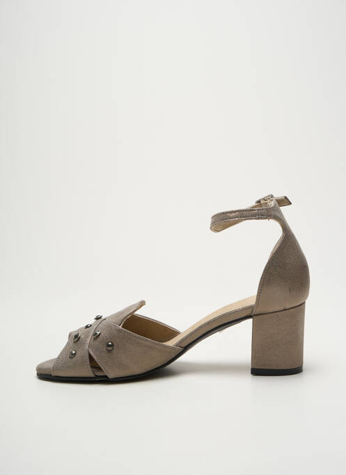 Sandales/Nu pieds gris DORKING pour femme