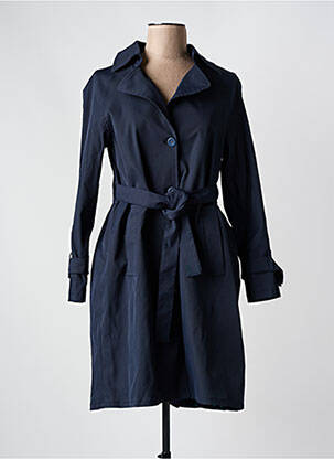 Trench poches sans capuche bleu PAUL BRIAL femme