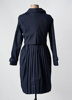 Trench poches sans capuche bleu PAUL BRIAL femme
