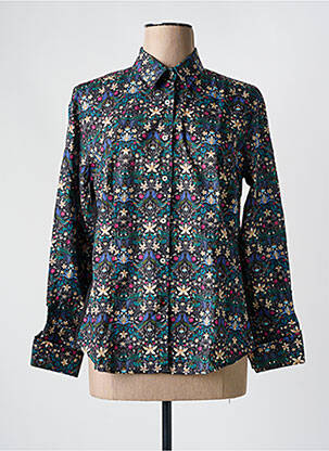 Chemisier coupe cintrée manches longues noir LIBERTY femme