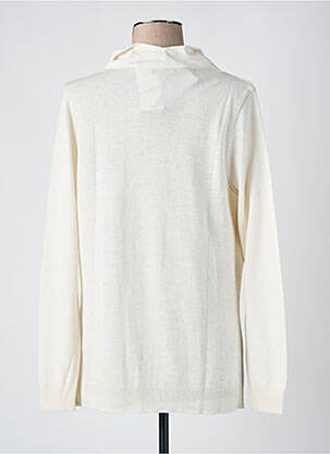 Pull col rond manches longues beige EVA KAYAN femme