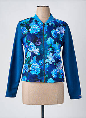 Veste casual poches bleu PAUL BRIAL femme