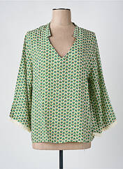 Blouse vert LA CIBLE ROUGE pour femme seconde vue