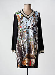 Robe mi-longue noir MALOKA pour femme seconde vue