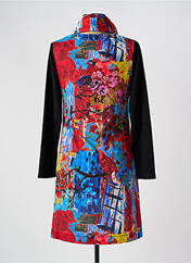 Robe mi-longue rouge MALOKA pour femme seconde vue