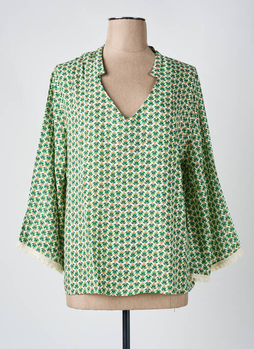 Blouse vert LA CIBLE ROUGE pour femme