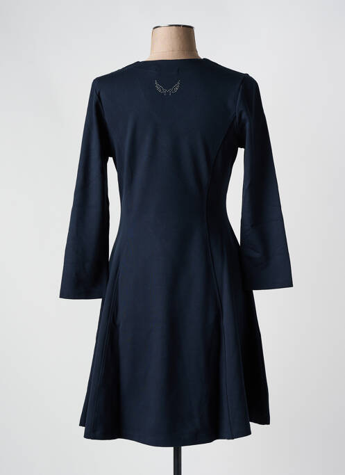 Robe mi-longue bleu MALOKA pour femme
