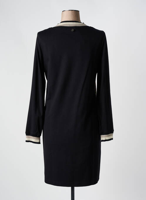 Robe mi-longue noir MALOKA pour femme