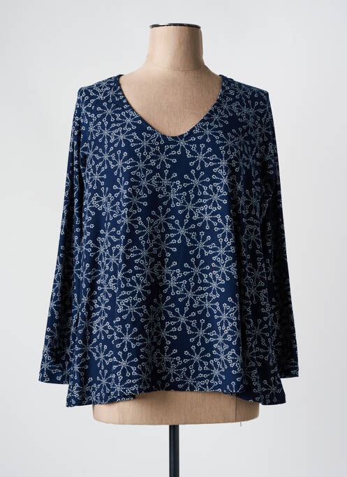 Top bleu LA FIANCÉE pour femme