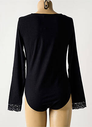 Body col rond manches longues noir PAUL BRIAL femme