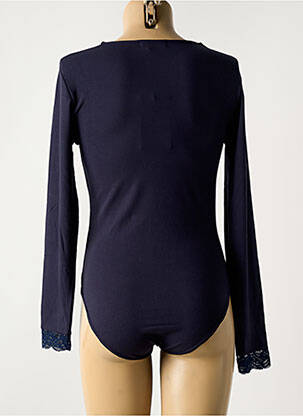 Body col rond manches longues bleu PAUL BRIAL femme