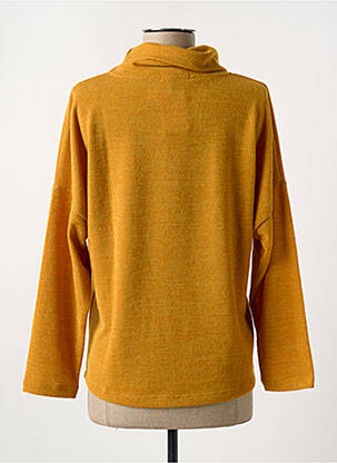 Pull manches longues manches longues jaune PAUL BRIAL femme