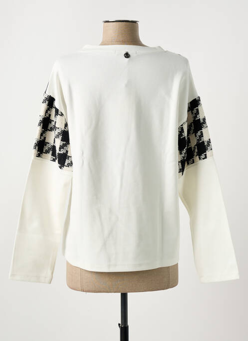 Sweat-shirt blanc MALOKA pour femme