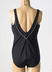 Maillot de bain 1 pièce noir CHARMLINE pour femme seconde vue