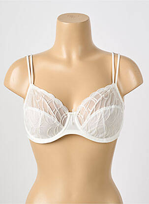 Soutien-gorge légère et transparente haut soutien-gorge emboitant blanc MARIE JO femme
