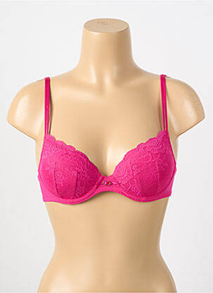 Soutien-gorge broderie haut soutien-gorge moulé rose MARIE JO femme
