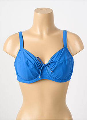 Haut de maillot de bain stretch haut soutien-gorge emboitant bleu PRIMA DONNA femme