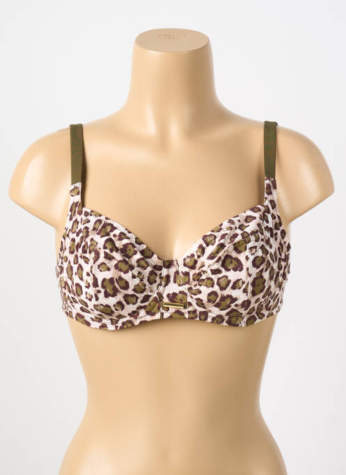 Haut de maillot de bain vert ANTIGEL pour femme