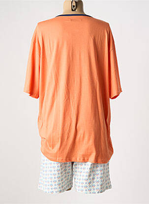 Pyjashort col rond orange CHRISTIAN CANE femme