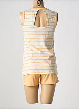 Pyjashort col rond orange ROSE POMME femme