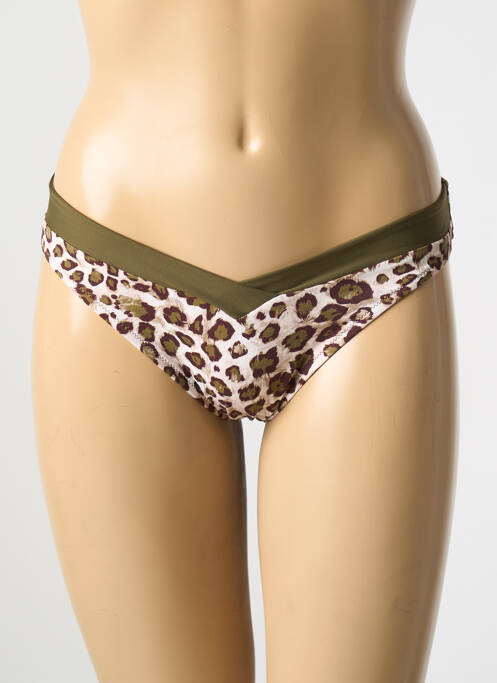 Bas de maillot de bain vert ANTIGEL pour femme