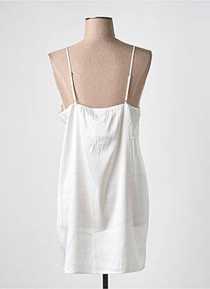 Nuisette/combinette effet matière satinée blanc ROSE POMME femme