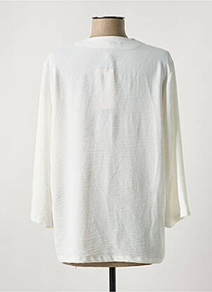 Veste casual coupe droite blanc AZAY femme