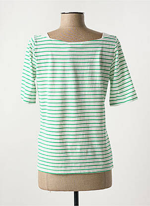 T-shirt coupe cintrée manches courtes vert ÉTYMOLOGIE femme
