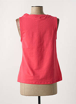 Débardeur stretch sans manche rose MD'M femme