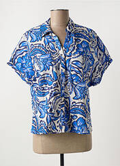 Chemisier bleu C'EST BEAU LA VIE pour femme seconde vue